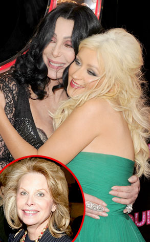 Christina Aguilera, Cher, Ronni Chasen Christina Aguilera, Cher, Ronni Chasen