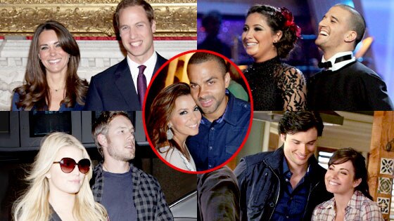 Prince William, Kate Middleton, Bristol Palin, Mark Ballas, Jessica Simpson, Eric Johnson, Tom Welling, Erica Durance, Eva Longoria Parker, TonyParker Prince William, Kate Middleton, Bristol Palin, Mark Ballas, Jessica Simpson, Eric Johnson, Tom Welling, Erica Durance, Eva Longoria Parker, TonyParker