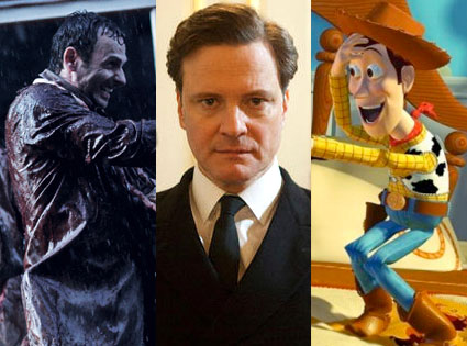King's Speech, Toy STory 3, Walking Dead King's Speech, Toy STory 3, Walking Dead