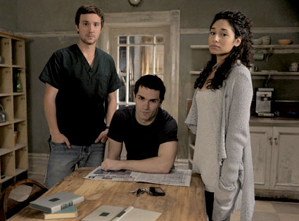 Sam Huntington, Sam Witwer, Meaghan Rath, Being Human Sam Huntington, Sam Witwer, Meaghan Rath, Being Human