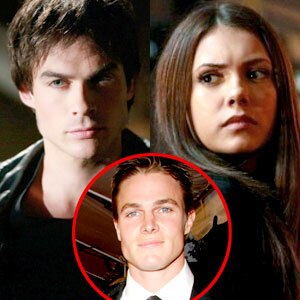 The Vampire Diaries, Ian Somerhalder, Nina Dobrev, Stephen Amell The Vampire Diaries, Ian Somerhalder, Nina Dobrev, Stephen Amell