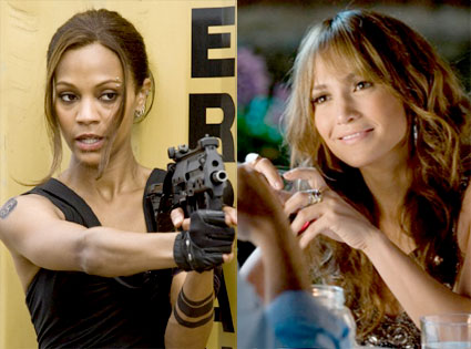 Zoe Saldana, The Losers, Jennifer Lopez, The Back Up Plan Zoe Saldana, The Losers, Jennifer Lopez, The Back Up Plan