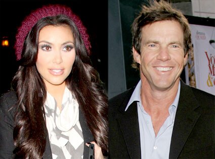 Kim Kardashian, Dennis Quaid Kim Kardashian, Dennis Quaid