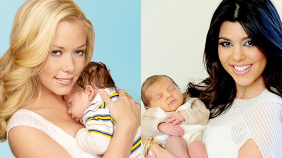 Kendra Wilkinson Baskett, Hank Jr, Kourtney Kardashian, Mason Kendra Wilkinson Baskett, Hank Jr, Kourtney Kardashian, Mason
