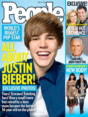 Justin Bieber People Cover Justin Bieber People Cover
