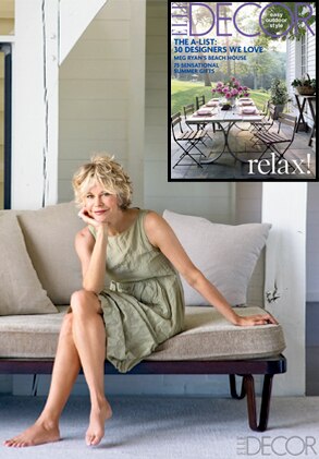 Meg Ryan, Elle Decor Meg Ryan, Elle Decor