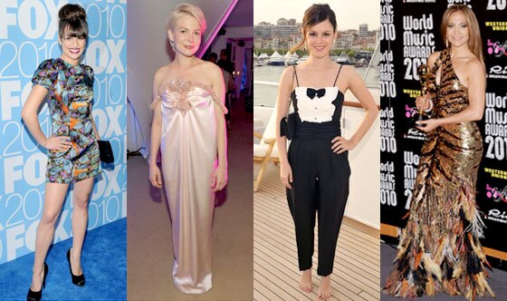 Lea Michele, Michelle Williams, Rachel Bilson, Jennifer Lopez Lea Michele, Michelle Williams, Rachel Bilson, Jennifer Lopez