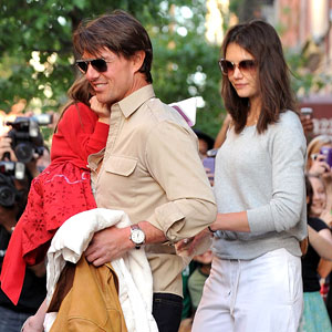 Suri Cruise, Tom Cruise, Katie Holmes Suri Cruise, Tom Cruise, Katie Holmes