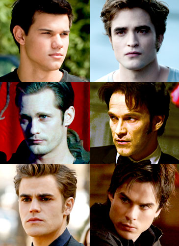 Taylor Lautner, Robert Pattinson, Stephen Moyer, Alexander Skarsgard, Paul Wesley, Ian Somerhalder Taylor Lautner, Robert Pattinson, Stephen Moyer, Alexander Skarsgard, Paul Wesley, Ian Somerhalder