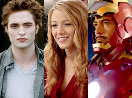 Robert Pattinson, Blake Lively, Robert Downey Jr. Robert Pattinson, Blake Lively, Robert Downey Jr.