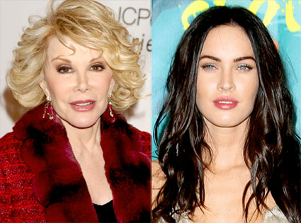 Joan Rivers, Megan Fox Joan Rivers, Megan Fox
