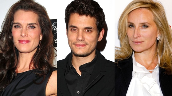 Brooke Shields, John Mayer, Sonja Morgan Brooke Shields, John Mayer, Sonja Morgan