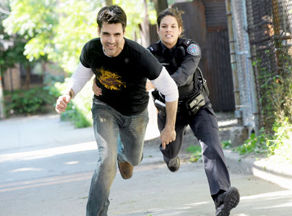 missy peregrym rookie blue pretty messing badly triangles talks bass ben serious seem callahan andy getting