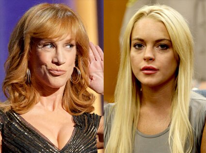 Kathy Griffin, Lindsay Lohan Kathy Griffin, Lindsay Lohan