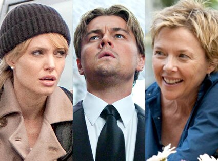 Angelina Jolie, Leonardo DiCaprio, Annette Bening Angelina Jolie, Leonardo DiCaprio, Annette Bening