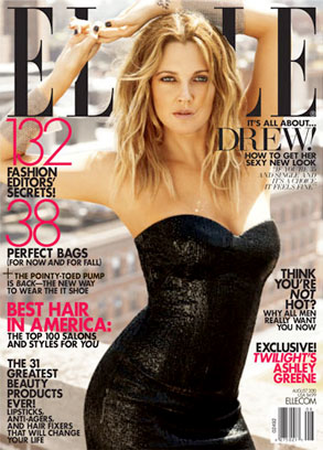 Drew Barrymore, Elle Magazine Drew Barrymore, Elle Magazine
