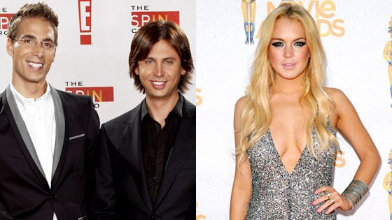 Simon Huck, Jonathan Cheban, Lindsay Lohan Simon Huck, Jonathan Cheban, Lindsay Lohan