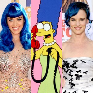 Katy Perry, Marge Simpson, Juliette Lewis Katy Perry, Marge Simpson, Juliette Lewis