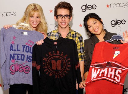 Jenna Ushkowitz, Kevin McHale, Heather Morris Jenna Ushkowitz, Kevin McHale, Heather Morris
