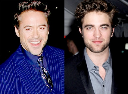 Robert Downey Jr., Robert Pattinson Robert Downey Jr., Robert Pattinson