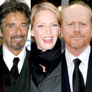 Al Pacino, Uma Thurman, Ron Howard Al Pacino, Uma Thurman, Ron Howard