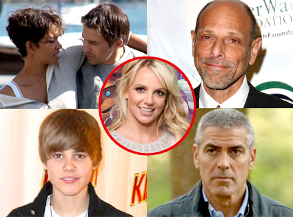 Halle Berry, Olivier Martinez, Robert Schimmel, Justin Bieber, George Clooney, Britney Spears Halle Berry, Olivier Martinez, Robert Schimmel, Justin Bieber, George Clooney, Britney Spears