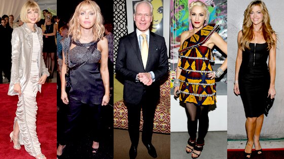 Anna Wintour, Courtney Love, Tim Gunn, Gwen Stefani, Denise Richards Anna Wintour, Courtney Love, Tim Gunn, Gwen Stefani, Denise Richards