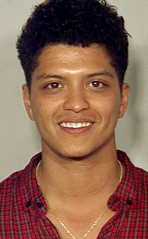 Bruno Mars, Peter Hernandez, Mug shot Bruno Mars, Peter Hernandez, Mug shot