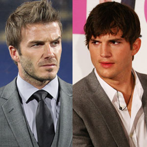 David Beckham, Ashton Kutcher David Beckham, Ashton Kutcher
