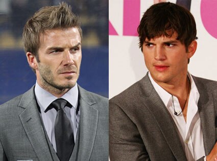 David Beckham, Ashton Kutcher David Beckham, Ashton Kutcher