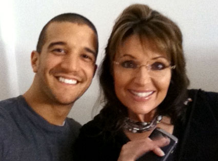 Sarah Palin, Mark Ballas, Twitter, Twitpic Sarah Palin, Mark Ballas, Twitter, Twitpic