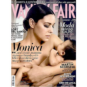 Mamma Mia Monica Bellucci Strips Down For Vanity Fair E News