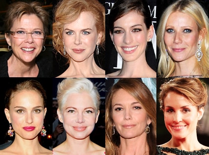 Annette Bening, Anne Hathaway, Nicole Kidman, Gwyneth Paltrow Natalie Portman, Michelle Williams, Diane Lane, Noomi Rapace Annette Bening, Anne Hathaway, Nicole Kidman, Gwyneth Paltrow Natalie Portman, Michelle Williams, Diane Lane, Noomi Rapace