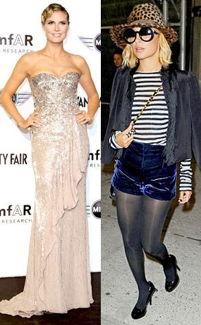 Heidi Klum, Nicole Richie Heidi Klum, Nicole Richie
