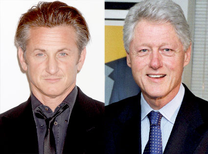 Sean Penn, Bill Clinton Sean Penn, Bill Clinton