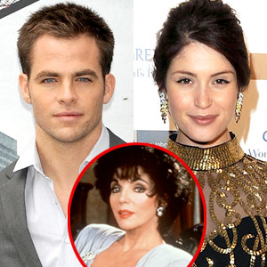 Chris Pine, Gemma Arterton, Joan Collins Chris Pine, Gemma Arterton, Joan Collins