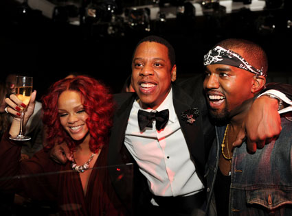 Rihanna, Jay-Z, Kanye West Rihanna, Jay-Z, Kanye West