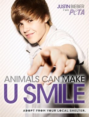 Justin Bieber, Peta Justin Bieber, Peta