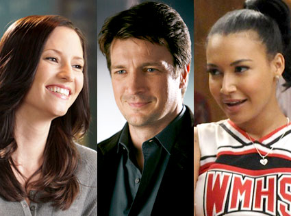 Chyler Leigh, Greys Anatomy, Nathan Fillion, Castle, Naya Rivera, Glee Chyler Leigh, Greys Anatomy, Nathan Fillion, Castle, Naya Rivera, Glee