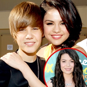 Justin Bieber, Selena Gomez, Miranda Cosgrove Justin Bieber, Selena Gomez, Miranda Cosgrove