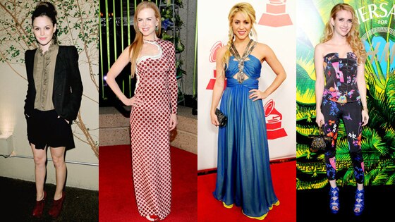 Rachel Bilson, Nicole Kidman, Shakira, Emma Roberts Rachel Bilson, Nicole Kidman, Shakira, Emma Roberts