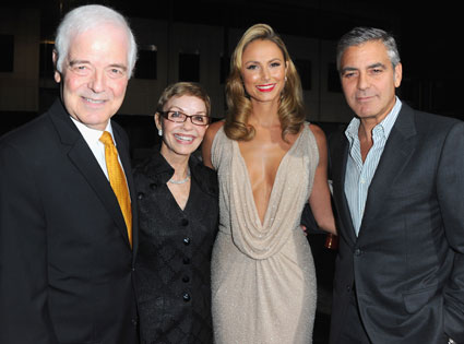 Nick Clooney, Nina Bruce, Stacy Keibler, George Clooney Nick Clooney, Nina Bruce, Stacy Keibler, George Clooney
