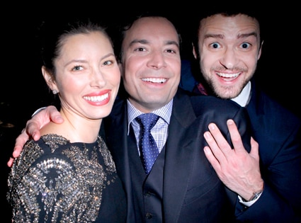 Jessica Biel, Jimmy Fallon, Justin Timberlake Jessica Biel, Jimmy Fallon, Justin Timberlake