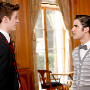 Glee, Darren Criss, Grant Gustin Glee, Darren Criss, Grant Gustin