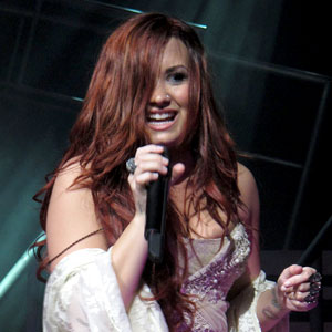 Demi Lovato Suffers Nip Slip During Dallas Concert | E! News