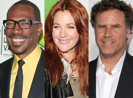 Eddie Murphy, Drew Barrymore, Will Ferrell Eddie Murphy, Drew Barrymore, Will Ferrell
