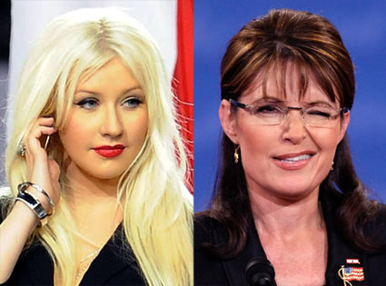 Sarah Palin, Christina Aguilera Sarah Palin, Christina Aguilera