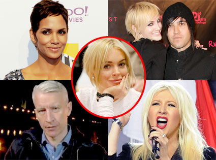 Halle Berry, Ashlee Simpson, Pete Wentz, Anderson Cooper, Christina Aguilera, Lindsay Lohan Halle Berry, Ashlee Simpson, Pete Wentz, Anderson Cooper, Christina Aguilera, Lindsay Lohan