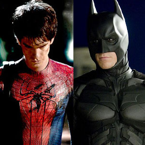 Christian Bale, Andrew Garfield, Spiderman, Batman Christian Bale, Andrew Garfield, Spiderman, Batman