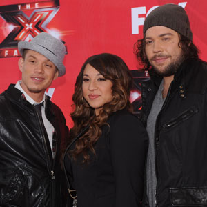 Chris Rene, Melanie Amaro, Josh Krajcik, THE X FACTOR Chris Rene, Melanie Amaro, Josh Krajcik, THE X FACTOR
